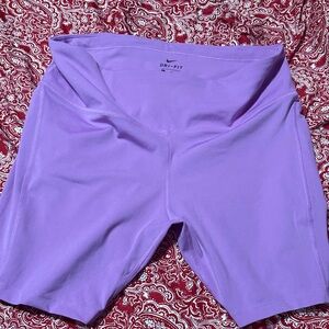 Nike Women's Lavender Bike Shorts